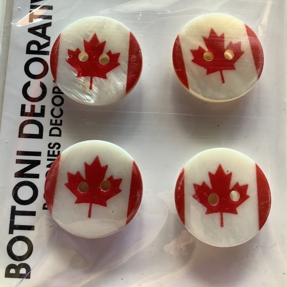 Canada Buttons for sweater or shirt. X 8 - Picture 2 of 2